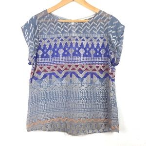 TWELFTH ST by CYNTHIA VINCENT Velvet Burnout Top